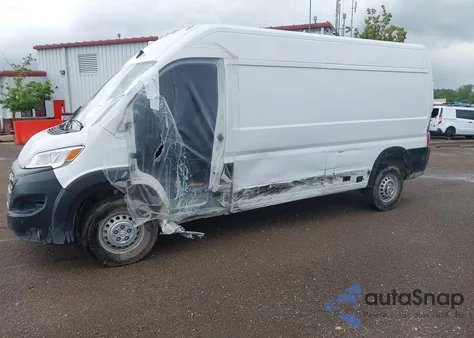 2024 Ram Promaster 2500 Tradesman High Roof 159 Wb W/Pass Seat z USA, uszkodzony, nr VIN 3C6LRVDG9RE108913